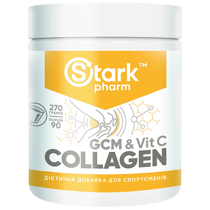 Спортивна добавка Stark Pharm GCM Collagen & Vitamin C 270 г, фото 2