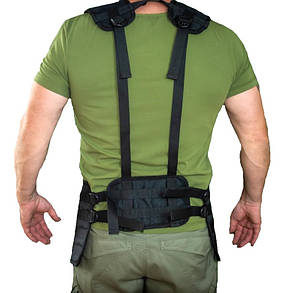 Розвантажувальна система для бронежилета РПС-2 Kirasa чорний, фото 2