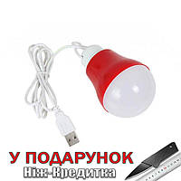 Кемпинговая светодиодная LED-лампа USB Красный