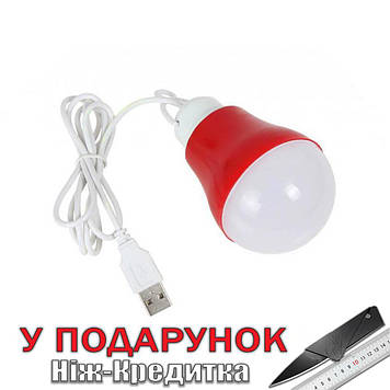 Енергозберігаюча технологія LED-лампа USB  Червоний