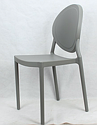 Стілець пластиковий для дому / офісу /кафе / дачі Lord (Лорд), сірий 21