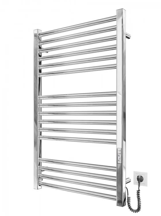 Рушникосушка Mario електрична Гера-І, 800x500x80мм, таймер-регулятор, нерж.сталь, хром Baumar - Завжди Вчасно, фото 1