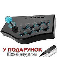 Аркадний ігровий геймпад USB Rocker синій