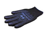 Трикотажні рукавички сині з ПВХ малюнком Doloni 667