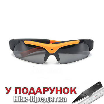 Сонцезахисні окуляри з камерою HD 1080 P  Помаранчевий