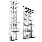 Кошик 900х200х80мм високий борт, на сітку торгову, чорний., фото 3