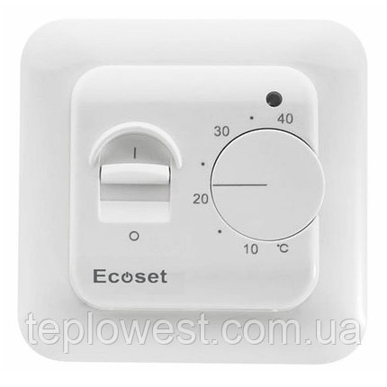 Термостат для теплої підлоги Ecoset RTC 70 с датчиком 3 метра, фото 1