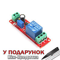 Реле затримки часу від 0 до 10 секунд 12V NE555