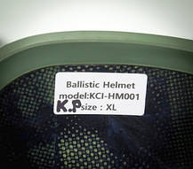 Кавер Kirasa на шолом з козирком Ballistic Helmet KC-HM001 мультикам (KI605), фото 5