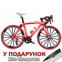 Модель спортивного велосипеда фингербайк Crazy Magic Finger 1:10 Спортивный Красный