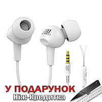 Гарнитура JBL C100SI спортивная проводная Белый