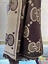 Шикарний шарф палантин Gucci Гуччі люкс, фото 3