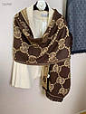 Шикарний шарф палантин Gucci Гуччі люкс, фото 4