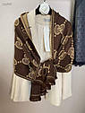 Шикарний шарф палантин Gucci Гуччі люкс, фото 6