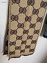 Шикарний шарф палантин Gucci Гуччі люкс, фото 8