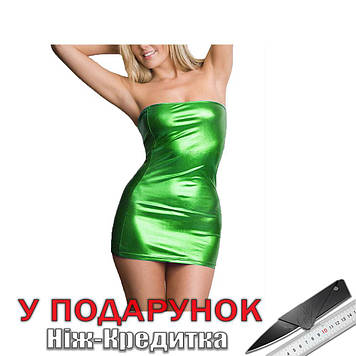 Сексуальне плаття без бретелей Sex Erotic  Зелений