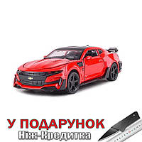 Модель гоночного автомобиля Chevrolet Camaro 1:32 металлическая Красный