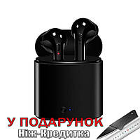 Стерео гарнитура Rovtop i7s Bluetooth беспроводная Черный