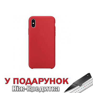 Чохол накладка для iPhone XS силіконова iPhone XS Червоний