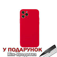 Чехол накладка для iPhone 11 Pro силиконовая iPhone 11 Pro Красный