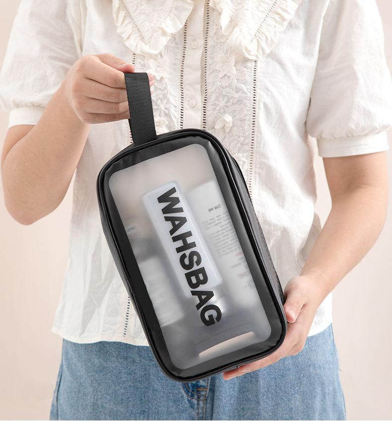 Косметичка водонепроникна, органайзер для косметики Wash Bag розмір М (чорний)