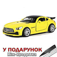 Машинка AMG GT R гоночная игрушечная 1:32 Желтый