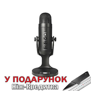 Мікрофон USB конденсаторний для ПК  Чорний