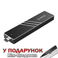 Внешний корпус для SSD накопителя М2 typeM Orico 10 Гбит/с алюминиевый корпус typeM Черный