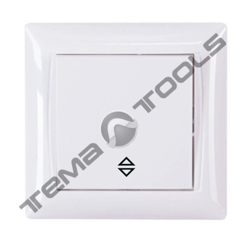 Вимикачі прохідний білий IP20 Latina клавішний для внутрішнього встановлення