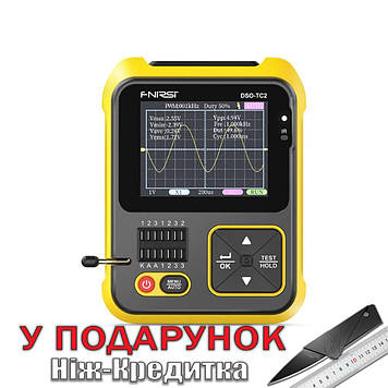 Цифровий ручний осцилограф Fnirsi Lcr Meter Two-In-One Dso-Tc2  Помаранчевий