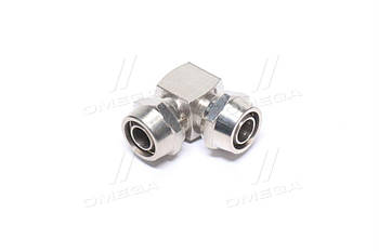 З'єднувач кутовий з накидною гайкою 12х12 (метал) (RIDER) RD 27.26.91 UA53