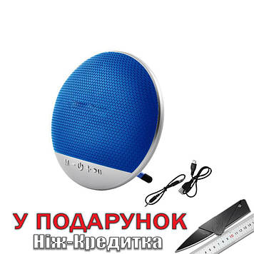 Bluetooth-колонка V3 c функцією speakerphone  Синій