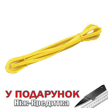 Стрічка еластична для фітнесу Стрічка джгут 208 см 5-15LB Жовтий
