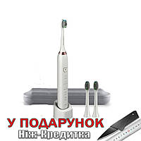 Зубная щетка Digoo DG YS11 электрическая ультразвуковая USB с насадками Белый