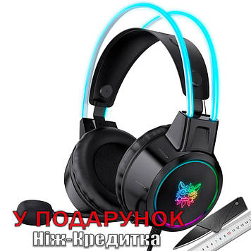 Ігрові RGB навушники Onikuma X15 Pro для повного занурення  чорні