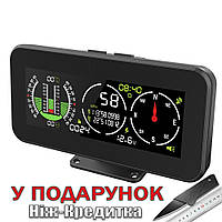 Автомобильный GPS MR Cartool M60 с компасом инклинометром часами Черный