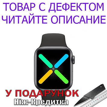 Товар имеет дефект! Смарт часы Т900 Bluetooth Smart watch Уценка! № 2103 Уцінка!  Чорний