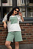 Костюм жіночий з шортами та футболкою, фото 6