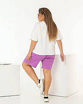 Костюм жіночий з шортами та футболкою, фото 4