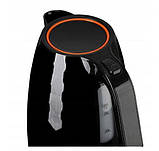 Електричний чайник Adler AD 1277 (2200 Вт, 1.7 л, антивапняний фільтріндикатор рівня води, стильний), фото 3