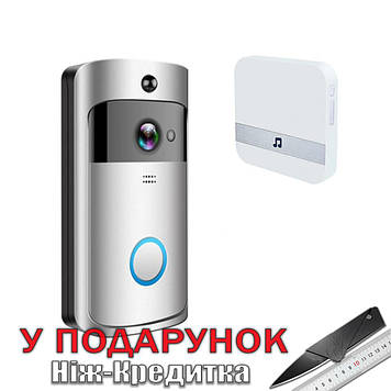 Відеодзвінок V5 Смарт Wi-Fi із записом на micro SD З дзвінком