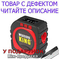 Товар имеет дефект! Рулетка 3 в 1 Measure King цифровая с лазером Уценка! №2147 Уценка!