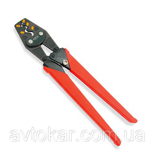 Обтискні кліщі з тріскачкою TOPTUL L380мм DKBB2315, фото 1