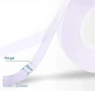 Багаторазовий двосторонній кріпильний скотч Ivy Grip Tape 3 м Нано стрічка прозора, фото 4