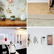 Багаторазовий двосторонній кріпильний скотч Ivy Grip Tape 3 м Нано стрічка прозора, фото 7