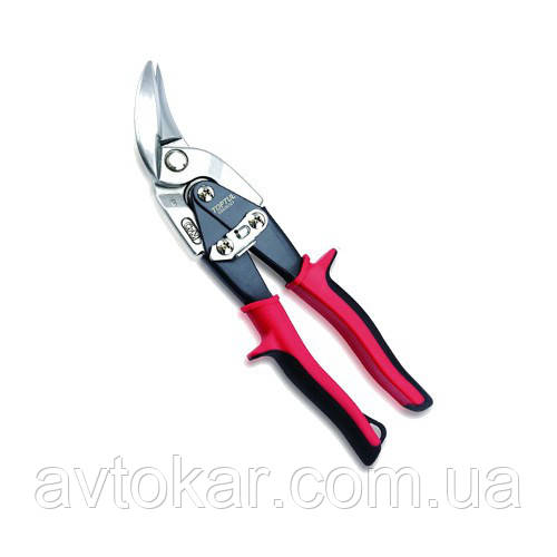 Вигнуті ножиці для металу (льові) 240 мм TOPTUL SBAD0124 ORG, фото 1