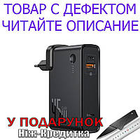 Товар имеет дефект! Зарядное устройство Baseus GaN 10000 мАг Type C USB Уценка! №2717 Уценка! Черный