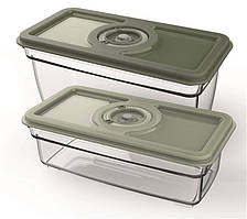 Контейнери для вакуумування харчові Electrolux, 2шт Baumar - Порадуй Себе