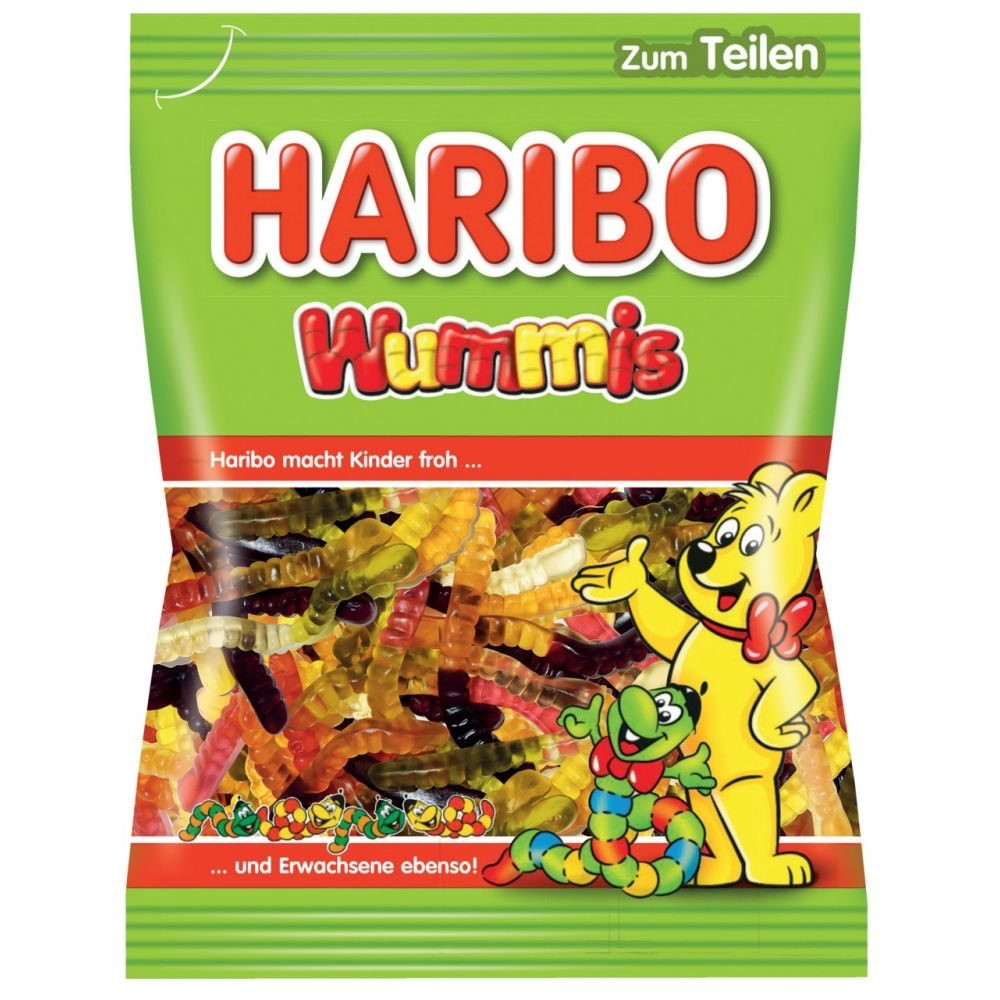 Haribo wummis червячки 175g, фото 1
