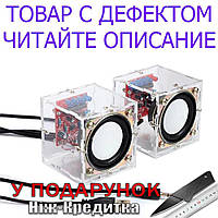 Товар имеет дефект! Набор для сборки мини колонки DIY Kit прозрачной Уценка! №2283 Уценка!